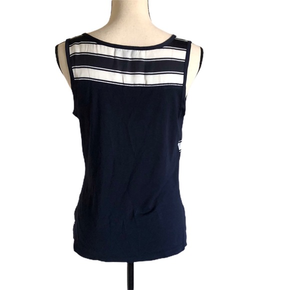 The Limited Stripe Sleeveless Blouse Size M - Picture 4 of 5
